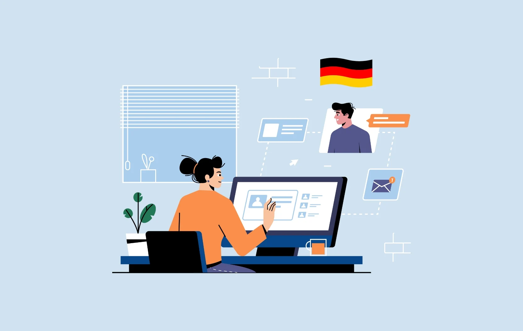 Remote jobs with German